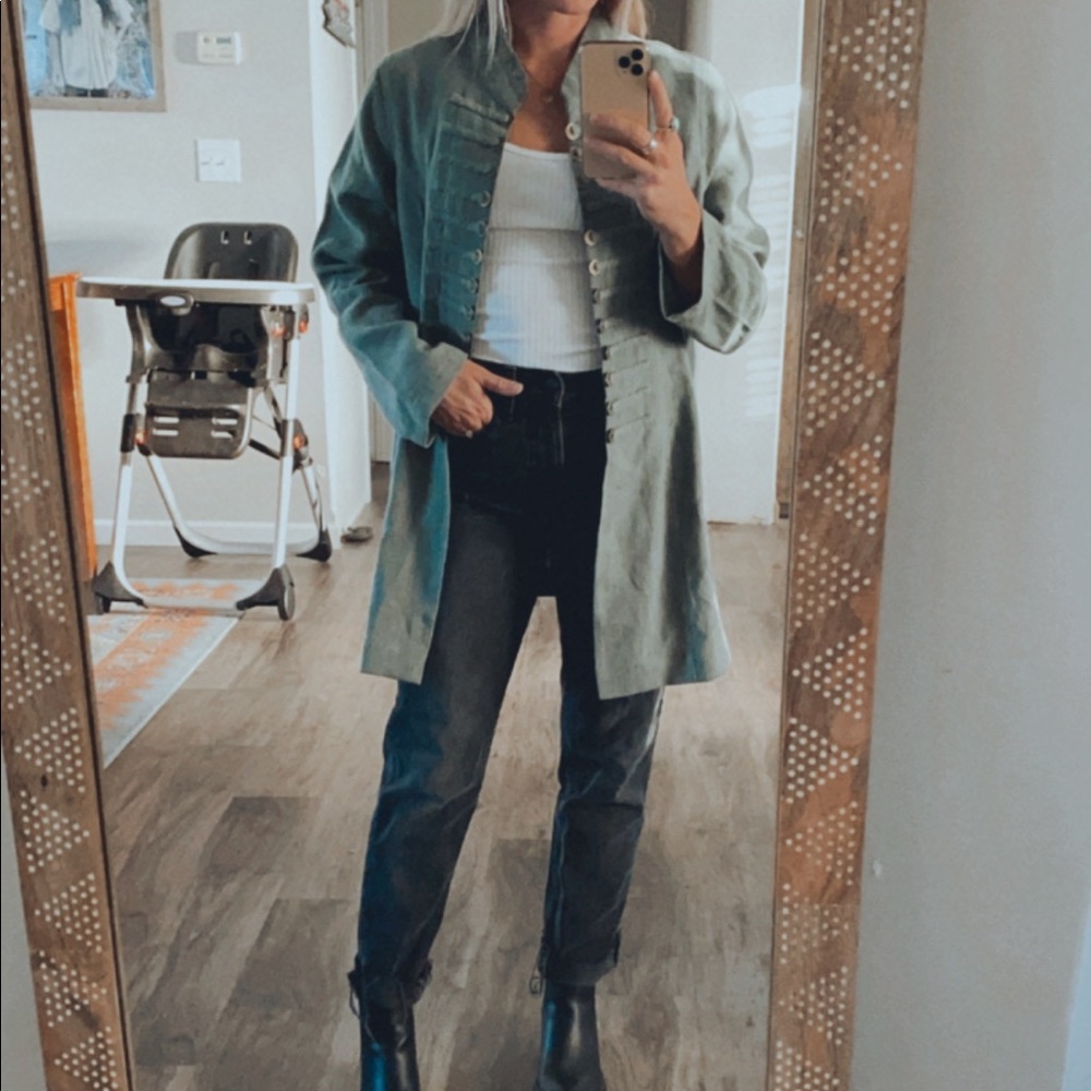 NWOT military inspired coat